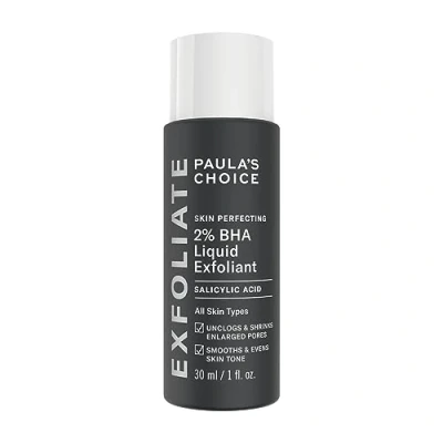Immagine di Paula&#039;s Choice SKIN PERFECTING 2% BHA Esfoliante Liquido Peeling Viso con Acido Salicilico Combatte Imperfezioni, Punti Neri &amp; Brufoli Ridurre i Pori Pelli Miste o Grasse 30 ml