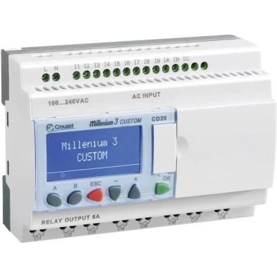 Immagine di Crouzet 88974051 Millenium 3 Smart CD20 R Modulo di controllo PLC 24 V/DC