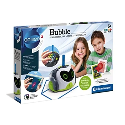 Immagine di Clementoni 59231 Ela Galileo Bubble Robot programmabile per Bambini dagli 8 Anni in su, Multicolore, 9,3X41,8X27,8,