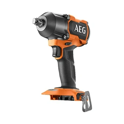 Immagine di AEG BSS18MTF12BL 0 Avvitatore a Impulsi ½ Quadro Brushless Batteria 18V, Coppia Massima di 785 Nm, 2800 Giri/Minuto, e 3800 al Minuto, Solo 180mm Lunghezza Totale, Non Inclusa