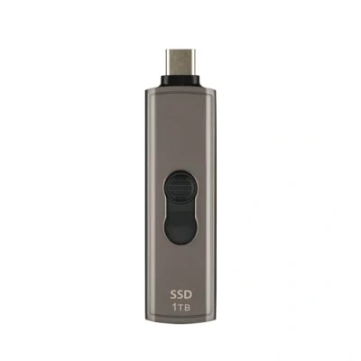 Immagine di Transcend ESD330C 1 TB SSD esterno USB C® 10Gbps Grigio marrone TS1TESD330C