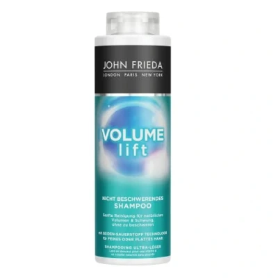 Immagine di John Frieda volume Lift Shampoo Dimensione vantaggio: 500 ml Per e pienezza Tipo di capelli: fini, sottili, piatti Dimensioni del gabinetto
