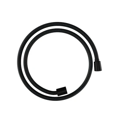 Immagine di hansgrohe 28220670 Flessibile Doccia con Materiali Tessili, Nero Opaco, 1,25m