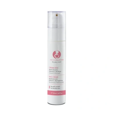 Immagine di DERMOMAMMA Crema Viso con Acido Ialuronico, Vitamina C,Idratazione Profonda, Rallenta l&#039;Invecchiamento, Pelle più Luminosa e Giovane, Indicata in Gravidanza Allattamento 50ml