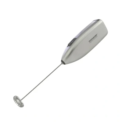 Immagine di Fackelmann Cappuccinatore Montalatte in Acciaio Inox, con meccanismo a batteria 2 x 1,5V AA Mignon LR6 (batteria non inclusa) Mini Frusta inossidabile Dimensioni 20.5x3.8 cm