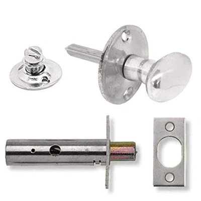 Immagine di Yale P M44T CH Chiavistello di sicurezza per porta con nottolino, standard sicurezza, Visi, adatto porte a battente e in legno, cromato, confezione da 1