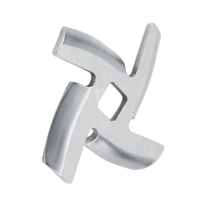 Immagine di parti della lama del tritacarne, 2,1 * 0,2 pollici / 1,8 pollici, di taglio in acciaio inossidabile, taglierina tritacarne per tritacarne(46mm)