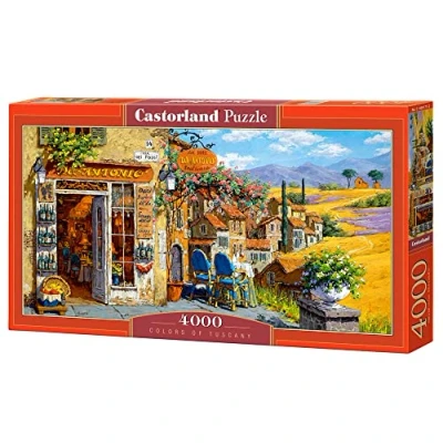 Immagine di Castorland Hobby Panoramic Colours of Tuscany Puzzle da 4000 Pezzi, Multicolore, C 400171 2