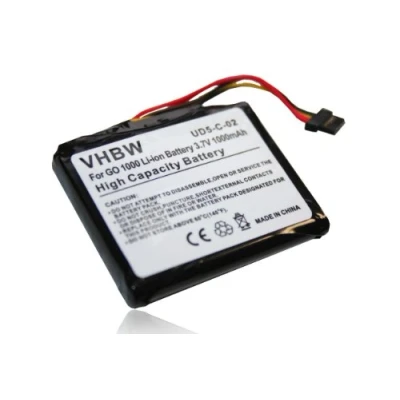 Immagine di vhbw batteria sostituisce TomTom AHL03711018, VF1C, 4CQ02 per navigatore GPS (1000mAh, 3,7V, Li Ion)