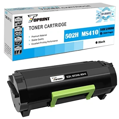 Immagine di TOPRINT Cartuccia Toner Compatibile 502H 50F2H00 ad Alta Capacità 5000 Pagine Nero per Lexmark MS310d MS310dn MS312dn MS410d MS410dn MS415dn MS510dn MS610de MS610dn MS610dte MS610dtn Stampante