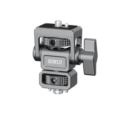 Immagine di SIRUI Supporto per Monitor con Perno di Posizionamento ARRI da 3/8&quot; 16, Campo Regolabile Girevole a 360 e Inclinazione 180, 5&quot; 7&quot;, AM MTA