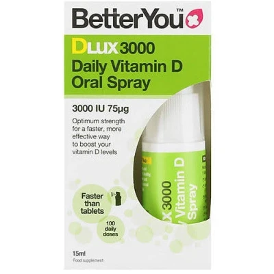 Immagine di Spray orale con vitamina D, 3000UI, 15ml, BetterYou