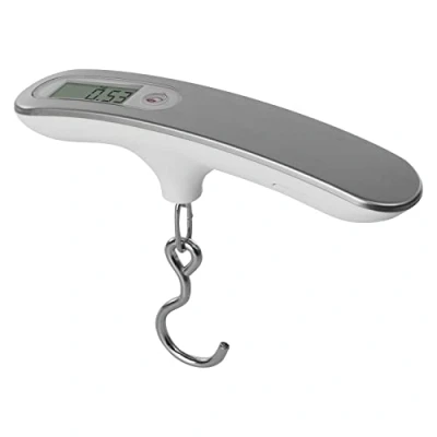 Immagine di EMOS PT 506 EV020 Bilancia digitale per valigie, pesci/bagagli/bilancia da viaggio con funzione di carica, cinghia, schermo LCD, max 50 kg, precisione 10 g, batterie incluse