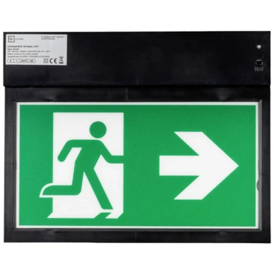 Immagine di H1 Solutions 1017 Indicazione via di fuga illuminata a LED verso destra, sinistra, il basso