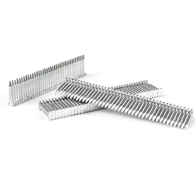 Immagine di KIMSING ST18 chiodi per calcestruzzo, calibro 14, 18 mm, zincati, 800 pezzi/scatola, a T calcestruzzo pneumatico ad aria resistente, pistola
