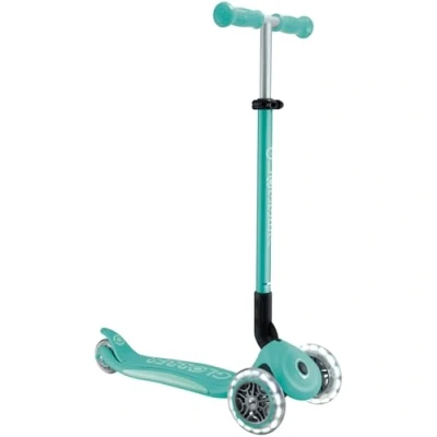 Immagine di GLOBBER LIGHTS PRIMO FOLDABLE PLUS scuro menta menta, con rulli luminosi