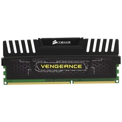 Immagine di Corsair CMZ12GX3M3A1600C9 Vengeance Kit di Memoria Triple Channel da 12 GB (3x4 GB), DDR3, 1600 MHz, CL9, 1.5 V, Nero