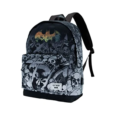 Immagine di Karactermania Batman Skulls HIGH School Zaino per bambini, Taglia: One Size, Black