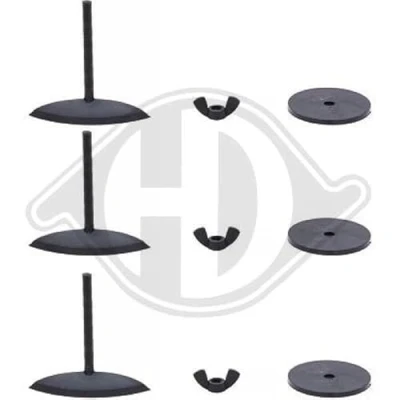 Immagine di DIEDERICHS ZUB00394 Supporto, Griglia radiatore anteriore AUDI: A4 B9 Avant