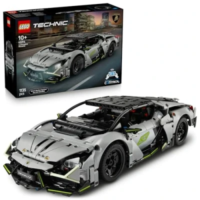 Immagine di LEGO Technic Super Sports Car Lamborghini Revuelto Macchina Giocattolo Modello di Auto Telecomandata con Luci, Sterzo e Batteria Ricaricabile Regalo per Bambini da 10 Anni in su 42214