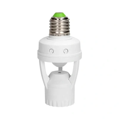Immagine di Miratic Portalampada E27 con Interruttore da Soffitto Attacco Sensore di Movimento Crepuscolare Regolazione Tempo