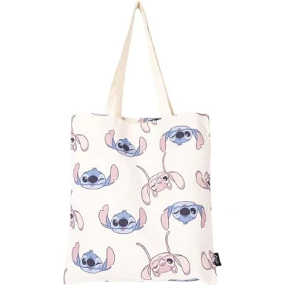 Immagine di cotton division Bolsa Shopping, Borsa a Tracolla di Stitch Beige Juventud Unisex, Multicolore, One Size