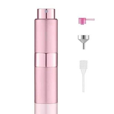 Immagine di Toureal 20ml Spruzzino Profumo Ricaricabile, Vaporizzatore da Viaggio, Atomizzatore Nebulizzatore Profumo, Bottiglie Porta Spray (Rosa)
