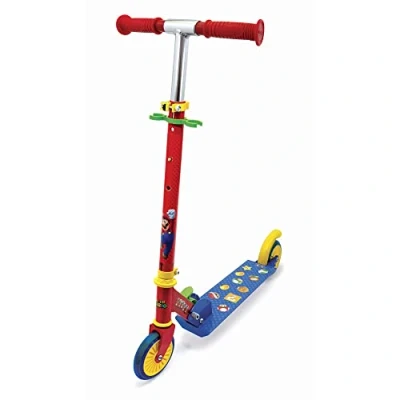 Immagine di Smoby Monopattino due ruote Super Mario, 7600750373, +5 anni, in Alluminio, silenziose traslucide, pieghevole, manubrio regolabile