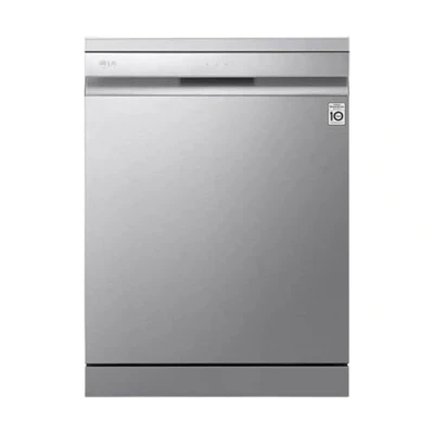 Immagine di LG DF455HSS Lavastoviglie Libera Installazione, Serie 4, 14 coperti, Sistema QuadWash a 4 Bracci Irroratori, Vapore TrueSteam, Apertura Automatica della Porta, 3 Cestello per le Posate, Wi Fi, Grigia