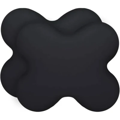Immagine di Federe alta qualità per cuscini a farfalla come ACAMAR I Si adatta perfettamente alla forma del cuscino Federa con cerniera in Jersey doppio di cotone confezione doppia, colore nero