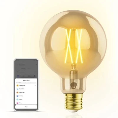 Immagine di Chuango G95G Lampadina Smart E27 Globe Retro Edison Wifi Intelligente per Risparmio Energetico Potenza 6.5W