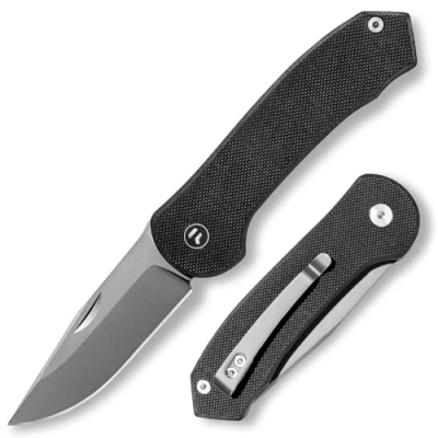 Immagine di FUJUNI 7,25cm Coltello Tascabile, Pieghevole con Manico G10 e Lama in Acciaio VG10, Clip Da Tasca Per Trasporto Profondo, Coltelli Pieghevoli,Coltelli Tasca,Per Uomo Regalo,Nero
