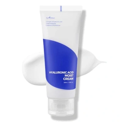 Immagine di IsNtree Crema umida all&#039;acido ialuronico 100 ml, 3,38 fl.oz Bilancia olio e umidità Idratante profondo