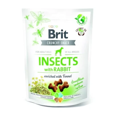 Immagine di Brit Care Crunchy Cracker Insetti, Coniglio &amp; Finocchio Snack cane Set %: 3 x 200 g