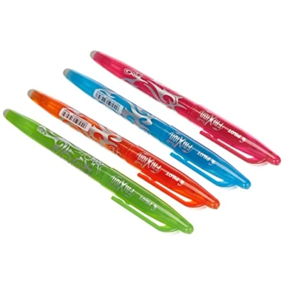 Immagine di PILOT Frixion Penna a sfera cancellabile, 4 pezzi, colori assortiti, 1 confezione da pezzi