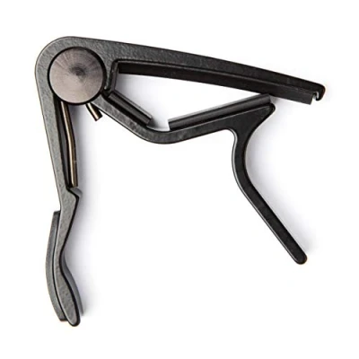 Immagine di Jim Dunlop 83CB Capotasto Trigger Curvo per Chitarra Acustica, Nero