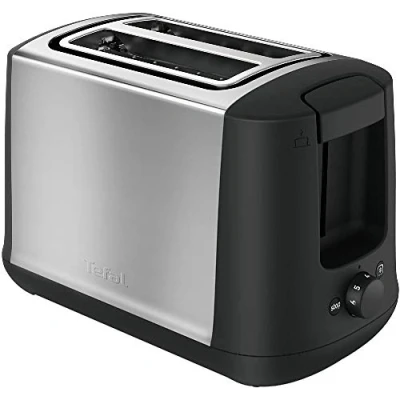 Immagine di Tefal TT340830 2fetta/e 850W Nero, Acciaio inossidabile tostapane