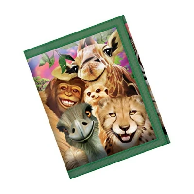Immagine di Deluxebase 3D LiveLife Portafoglio Sorrisi da Safari Portafogli Animale Selvatico lenticolare 3D. Porta contanti, monete e carte con grafica realizzata dal rinomato artista Michael Searle