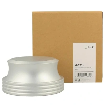 Immagine di _blank #021si Stabilizzatore per Giradischi Peso del Disco Alluminio Argento di Supporto 425g