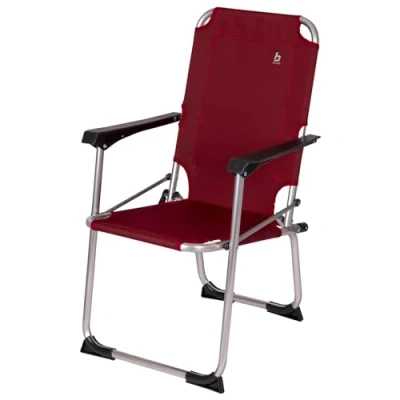Immagine di Bo Camp World Rio Kids Children da Sedia Pieghevole in Alluminio, Rosso, 43 x 45 75 cm, Portata Massima 80 kg
