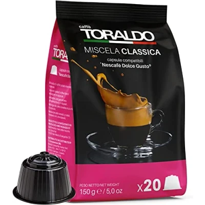 Immagine di CAFFÈ TORALDO Capsule Compatibile Dolce Gusto* (100 Unità, Miscela Classica)