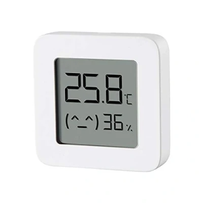 Immagine di Xiaomi Mi Temperature and Humidity Monitor 2 per il Controllo della Temperatura e dell&#039;Umidità, Confezione da Pezzi, Bianco, Large
