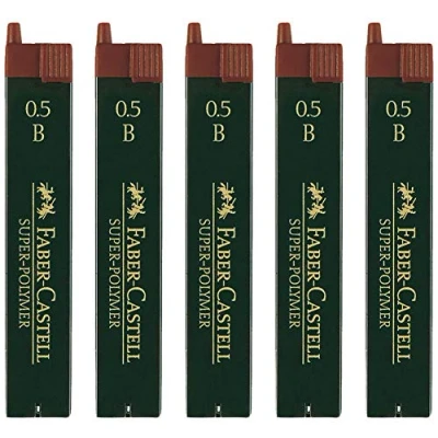 Immagine di Faber Castell Mine fini Super polimeri (0,5 B, quantità 5)