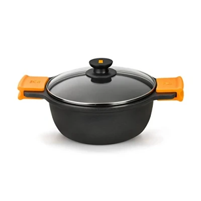 Immagine di BRA Efficient Casseruola Fonda Antiaderente, Adatta per Ogni Tipo di Fornelli, Compresa Induzione, Alluminio, 36 cm