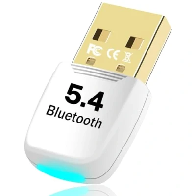 Immagine di XIEANDKONG Adattatore Bluetooth PC, chiavetta USB 5.3 Dongle EDR per desktop, laptop compatibile con Windows 11/10/8.1/7 (BT5.4 2)