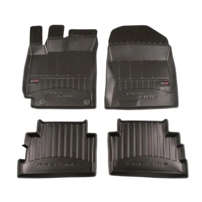 Immagine di FROGUM 3D408456 Set tappetino Gomma anteriore e posteriore 4 nero HYUNDAI: Kona SUV