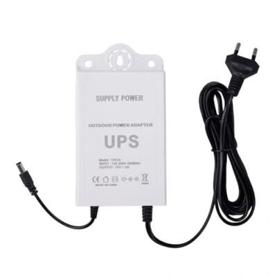 Immagine di MOLERRI Gruppo di Continuità 12V 2A per WiFi, Router, Modem, Telecamera Sicurezza Mini UPS Protezione Backup Batteria Spina UE