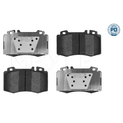 Immagine di MEYLE 025 237 4517/PD Kit pastiglie freno PD Quality Assale anteriore Predisposto per contatto segnalazione usura con lamierino anticigolío
