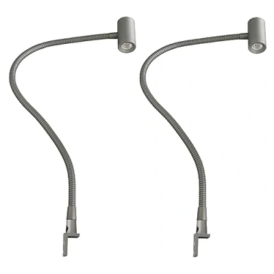Immagine di kalb Material für Möbel Lampada da letto a LED 3W lettura flessibile comodino lettura, selezione: SET 2 pezzi