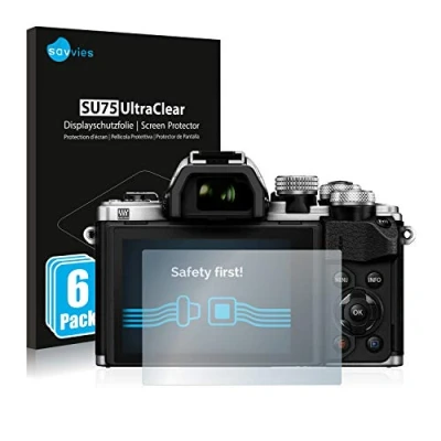 Immagine di savvies (6 Pezzi Pellicola Protettiva per Olympus OM D E M10 Mark II Protezione Schermo Trasparente